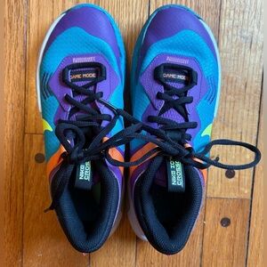 Nike(GS) Nike Air Zoom Crossover 'Green Blue Purple' Basketball Shoe - 4Y EUC